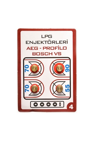 Lpg Ocak Memesi Enjektör 4Lü Set Bütün Markalara Uyumlu Tup - 209878523