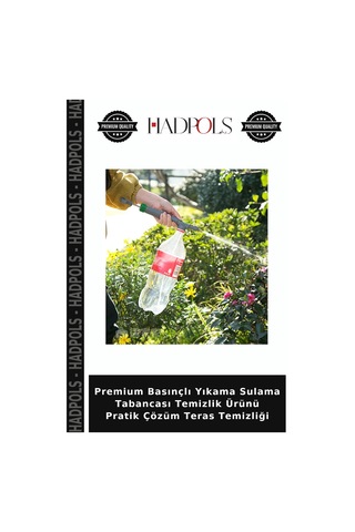 Premium Basınçlı Yıkama Sulama Tabancası Temizlik Ürünü Pratik Çözüm Teras Temizliği