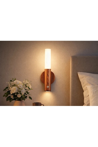Cata Ct-5250 Kumru Şarjlı Led Duvar Aplik Günışığı Kablosuz Duvar Lambası Şık Dekoratif Aydınlatma Gün Işığı