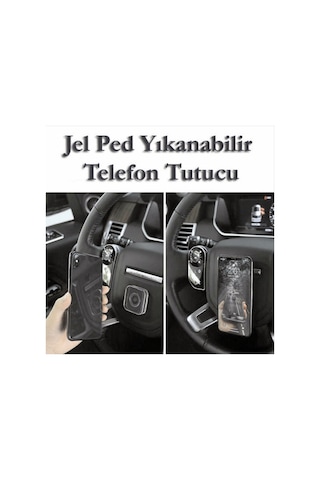 Telefon Tablet Tutucu Jel Ped Yıkanabilir Silikon Nano Gel Pad Jel Pad