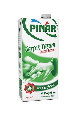 Pınar %3,3 Yağlı Süt 1 Lt X 6 Adet