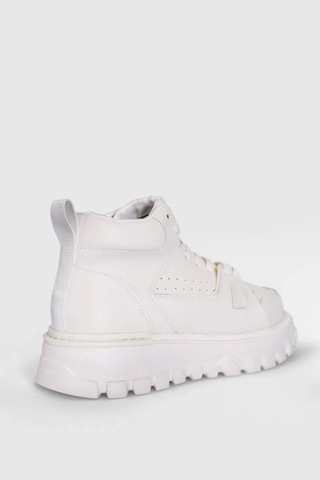 Lufian 111230236 Seth Casual Boğazlı Erkek Deri Sneaker Ayakkabı Beyaz