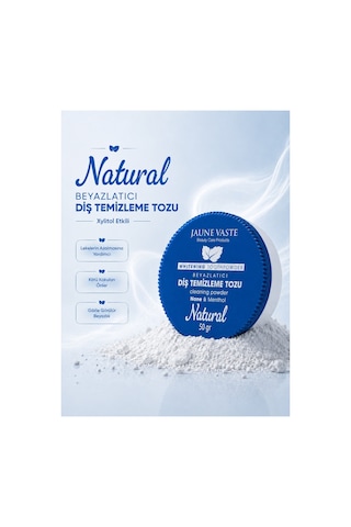 Beyazlatıcı Diş Temizleme Tozu Xylitol Etkili Nane & Mentol - 50 Gr
