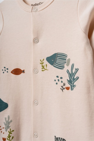 Babycosy Organic Wear %100 Organik Pamuk,2 Li Bebek Patikli Tulum,uzun Kollu,çıtçıtlı Set,bebek Ve Yenidoğan Serisi,unisex Krem