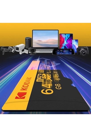Novahub Kodak Micro Sd Kart 32gb-256gb Sınıf 10 U3 4k Yüksek Hızlı Depolama