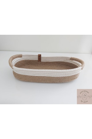 Hasır Oval Sepet - 30x17x6cm