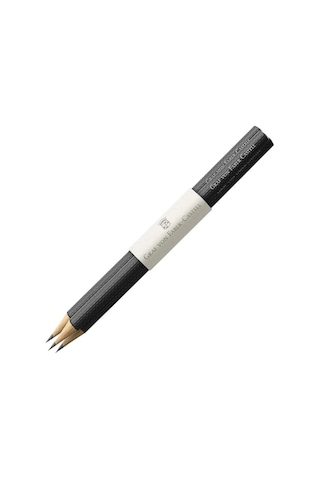 Graf Von Faber-castell Gulilloche Kurş. Kalem 3lü Siyah