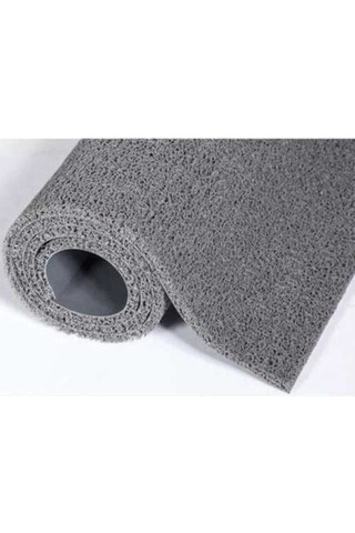 14mm Gri Renk Kıvırcık Paspas Eni 100cm X Boy 6mt Gri