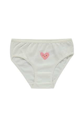 Civil Girls Kalp 2-12 Yaş Kız Çocuk 2'li Külot - Standart 82K66116626W1