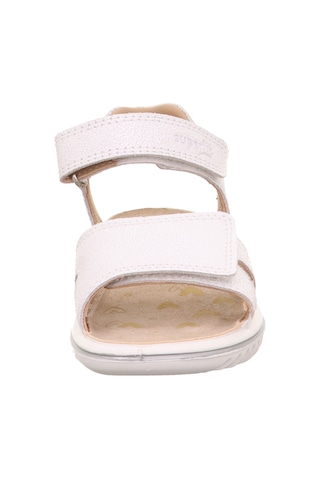 Superfit Sparkle Kız Çocuk Sandalet - Beyaz Gümüş 609004-1020 Beyaz - Gümüş