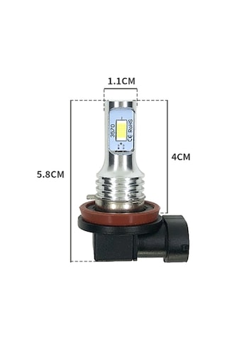 Femex Nova H11 Sarı Işık Fansız Led  Ampul 4800 Lumen