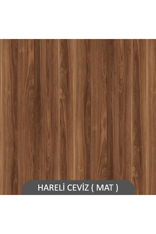 Rafkestir 2 Li Avanos Duvar Rafı Hareli Ceviz (Mat)