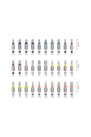 Bosch Professional 32 Parça Vidalama Ucu Seti Extra Hard – 2607017319