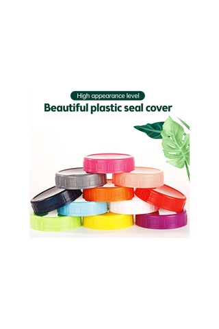 Xiyyadms 70mm Pembe Pp Mermer Kavanoz Kapak, Silikon Conta İle Su Geçirmez Lehimli, Dayanıklı Depolama Kapağı, Yeniden Kullanılabilir Ve Kolay Açılabilir Pembe