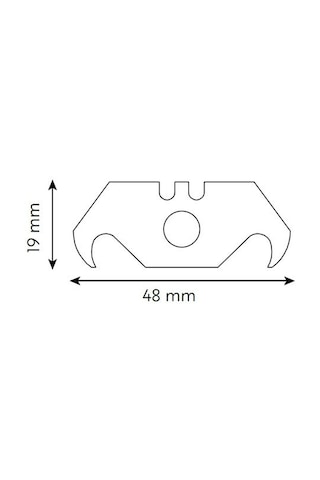 VIP-TEC VT875129 Halıcı Tip Maket Bıçağı (Metal Gövde) 19 mm