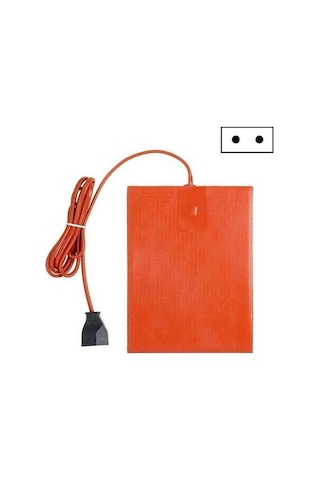 Wondernest 15x20 Cm Araba Motor Yağı Karter Isıtıcı Pedi, Ab Fiş Tipi, Karter Tankı Isıtma