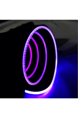 Unico Rgb Led Işıklı Baskısız Siyah Gaming Mouse Pad 35 X 30Cm