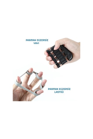 Exeo Direnç Ayarlanabilir Sayaçlı El Egzersiz Yayı Seti -60 KG