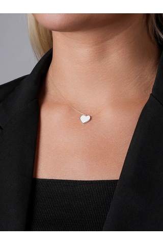 Lucente Balıkçılık İpi Kolye Kalp 925 Ayar Gümüş 327293798 Gümüş