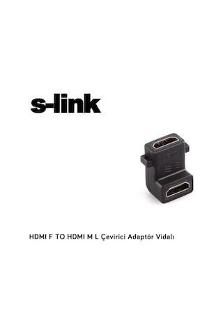 S-Link Hdmı Dişi To Hdmı Erkek L Çevirici Hdmı 90 Derece Ek Apara (241508717)