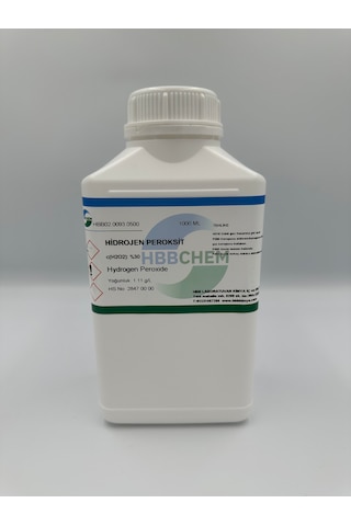 Hidrojen Peroksit %30 Perhidrol 1 Litre Hidrojen Peroksit %30 Perhidrol 1 Litre