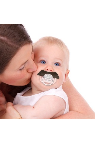 Xindoker Kahverengi Sakal Desenli Bebek Emzik, Bpa'sız Gıda Grubu Silikon, Diş Çene Gelişimi Ve Ağrı Alleviatesi, 6 Aylık Ve Üzeri Bebeler İçin