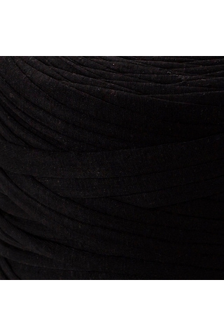 Büro Ev Ofis Hobi Dikiş Atölyesi İçin Siyah Penye Kumaş El Örgü İpi