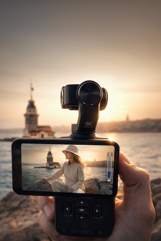 Mioji Pocket 3 5k 30FPS 48MP 3 Eksenli Gimbal Kamera