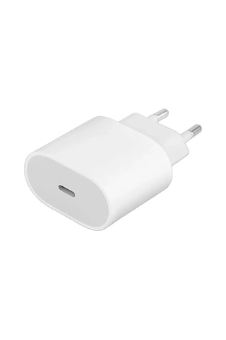 Büro Ev Ofis Cihazları İçin Beyaz 25w Typec Şarj Adaptörü