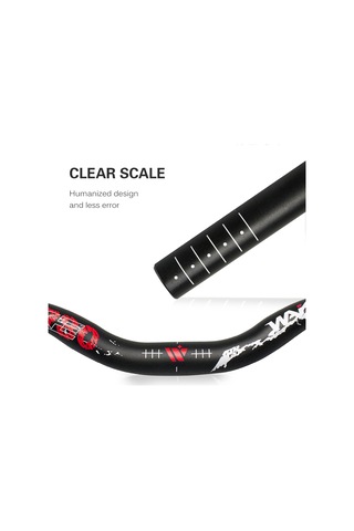 Yunboo Alüminyum U-şekilli Bisiklet Sapı, Dağ Bisikleti İçin Hız İndirimi, 780mm, Mavi, Bisiklet Aksesuarı