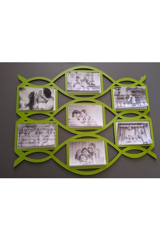 Anneye En Güzel Hediye Modern Çoklu Çerçeve 7 Fotoğraflık Renk