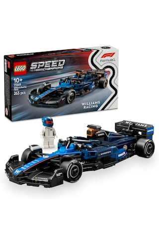 LEGO® Speed Champions Williams Racing FW46 F1® Yarış Arabası 77249 - 10 Yaş ve Üzeri Çocuklar için Yaratıcı Oyuncak Yapım Seti (263P)