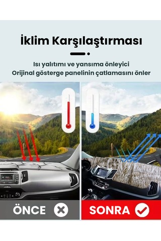 Pelüş Torpido Koruma Örtüsü Uzun Tüylü Kahverengi