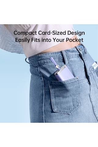 Powersack Pd 22.5w 10000 Mah. 3 İn 1 Type-c Lightning Power Bank Mor