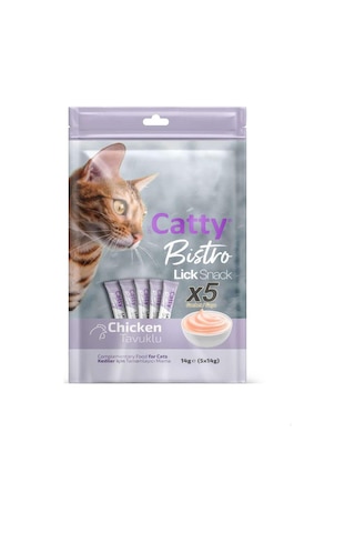 Catty Bistro Tavuklu Kısır Kedi Krema Ödülü 5 X 14 Gr