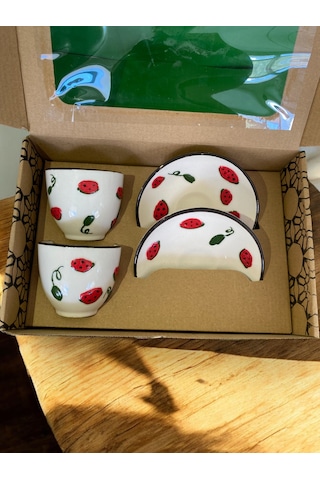 Yeni Nesil Modern Fincan Seti 2li - Şık Ve El Yapımı Standart