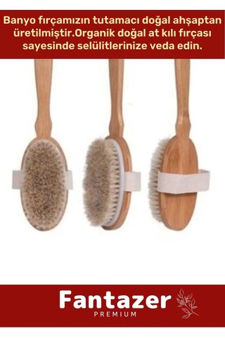 Özel Üretim Organik %100 Doğal At Kılı Masaj Banyo Selülit Fırçası Çok Renkli