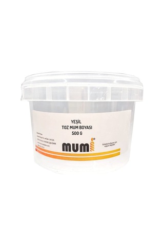 Toz Mum Boyası Yeşil 500 G