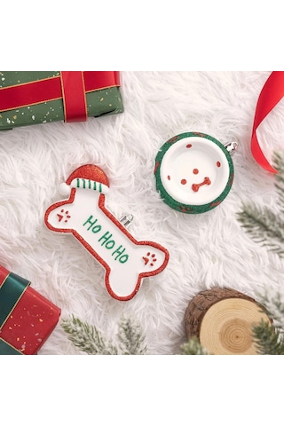 Asılabilir Yılbaşı Yeniyıl Ağacı Süsü Pati Christmas New Year Paw Ornaments