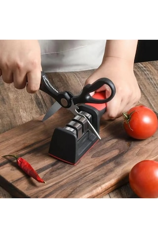 Tineke Profesyonel Bıçak Bileyici 3 Açılı Elmas Seramik Tungsten Çelik El Bıçakları Bileme