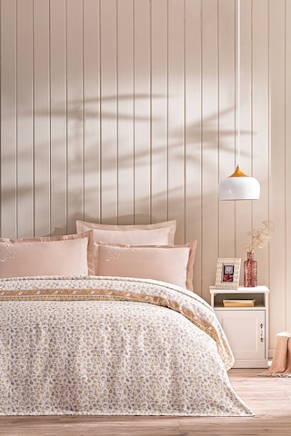 Puffy Perula Çift Kişilik Pike Takımı - Pudra