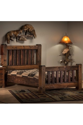 Masifart_Mobilya Masifart Ahşap Karyola Klasik Ahşap Kalın Latalı Çift Kişilik