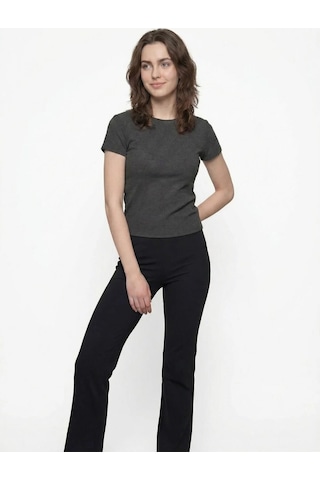 Kadın T-shirt Lf2042460 Siyah