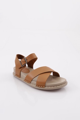 Dgn P31 Kadin Çapraz Bantli Sandalet P31-1512-R1755 Taba