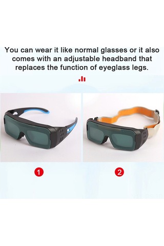 Jokmae "solar Enerjili Otomatik Kararan Kaynak Gözlüğü - Elektrik Ve Argon Kaynağı İçin"