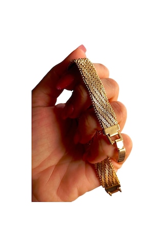 14k Gold Renkli Vip Seri Hasır Bileklik Gold