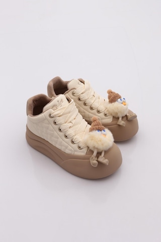 Guja 25k426-1 Kadın Sneaker Ayakkabı Bej