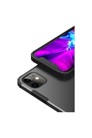 Apple Uyumlu iPhone Bikapak Elıt Mıst 12 Mini Opak Yeşil Kapak