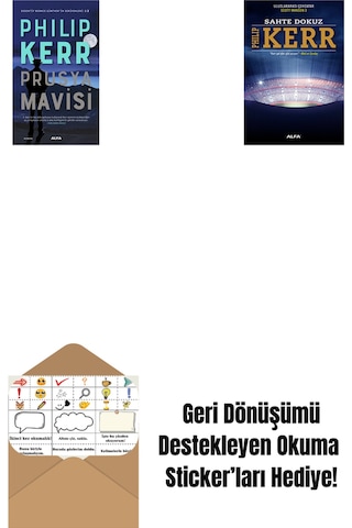 Prusya Mavisi + Sahte Dokuz + Okuma Sticker'ları