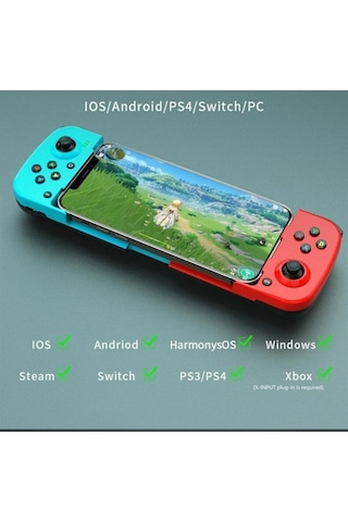 Bluetooth iOS Android Uyumlu Gamepad Joyistik Teleskopik Oyun